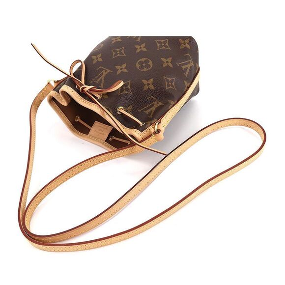 Louis Vuitton Monogram Nano Noe Shoulder Bag Brown - Picture 4 of 8